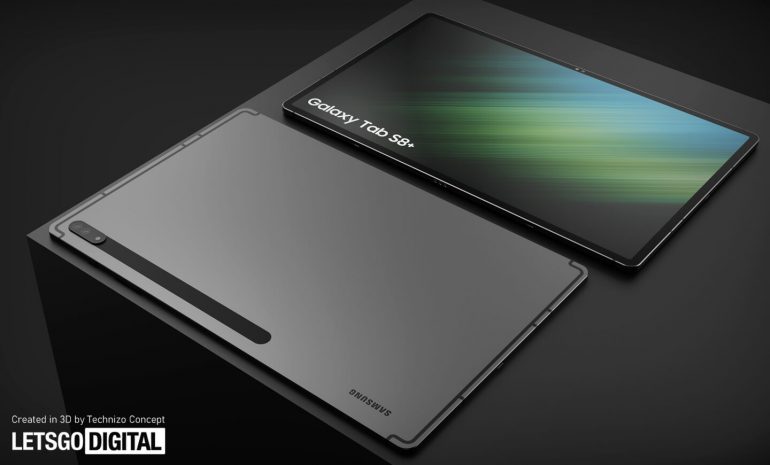 New Samsung Galaxy Tab S8+ renders give us a closer look at the