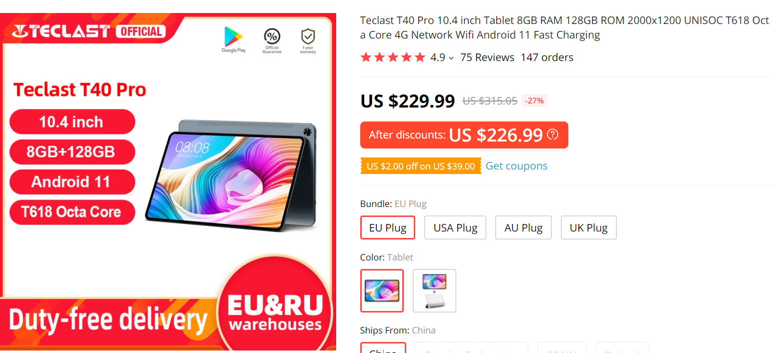 Teclast T40 Pro
