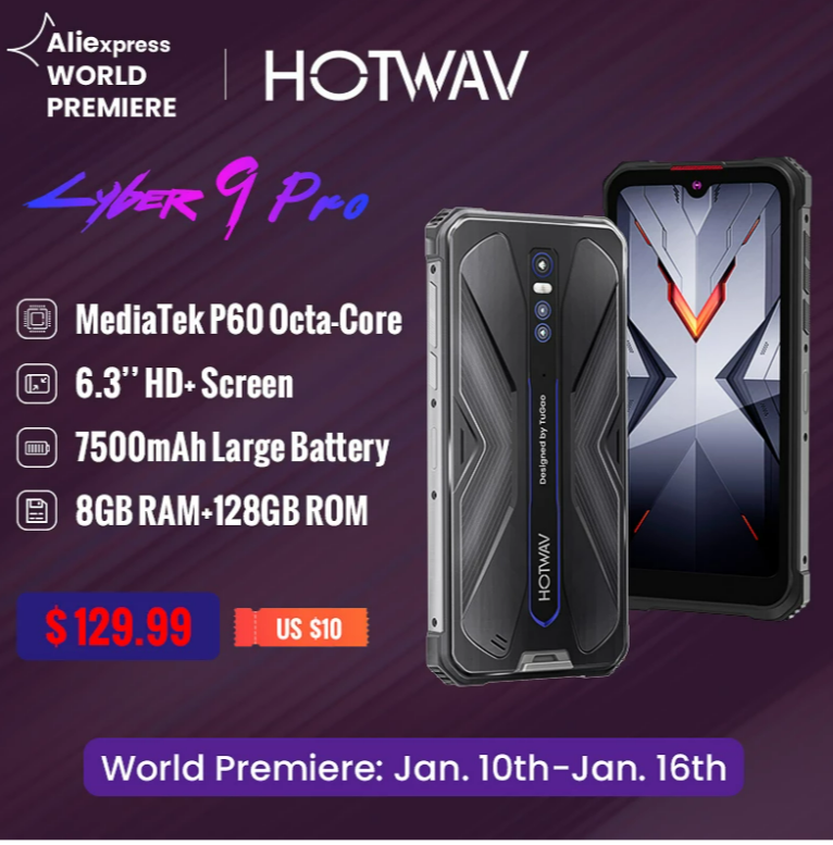 Deal: Get Hotwav Cyber 9 Pro smartphone for $129.99 (Retail Price $315 ...
