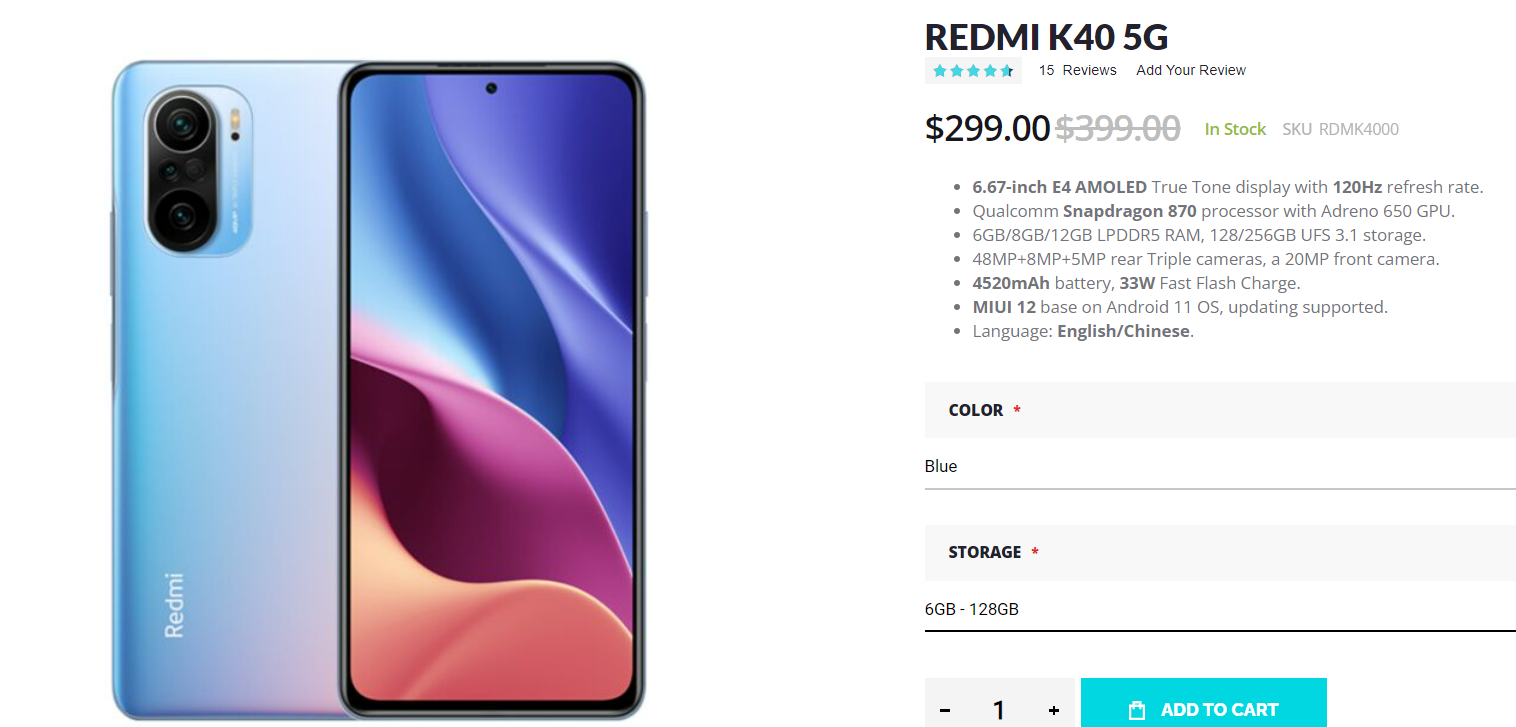 REdmi K 40
