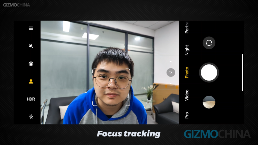Xiaomi 12 Pro face tracking