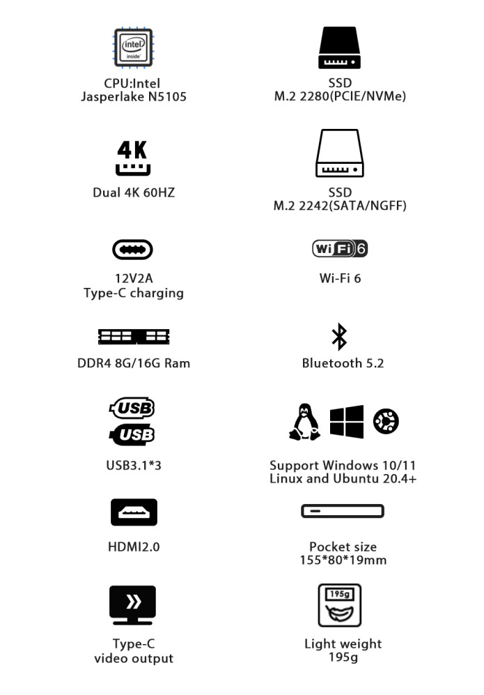 Morefine M6 pocket-sized PC
