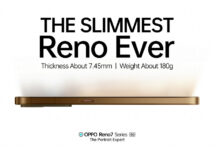 OPPO Reno7 Pro is the slimmest and has the narrowest bezels in any Reno phone ever oppo reno7 pro slimmest ever