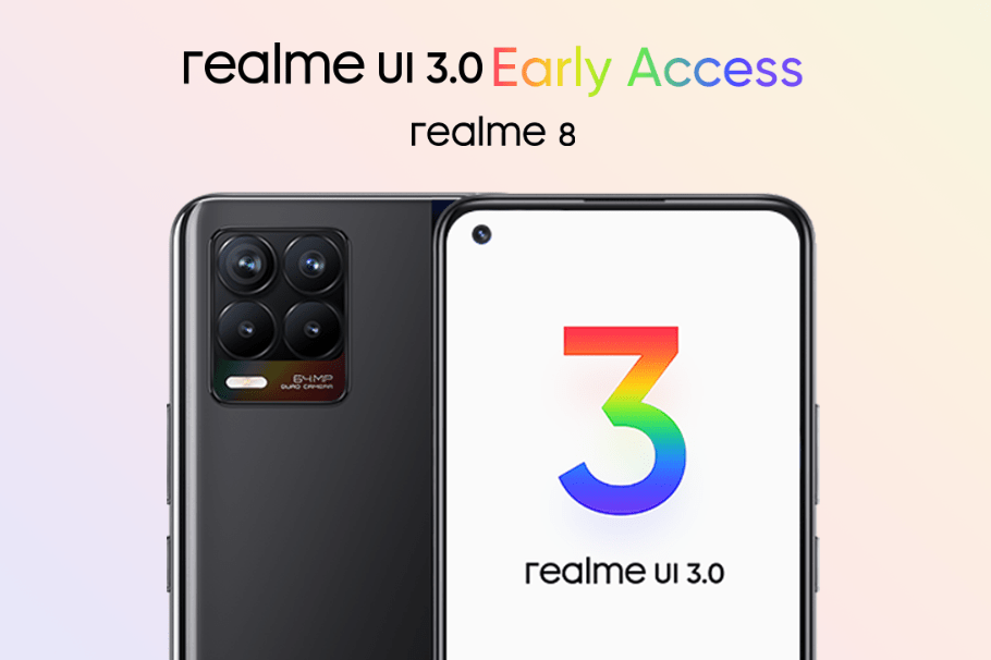 realme 8 realme UI 3.0 Early Access