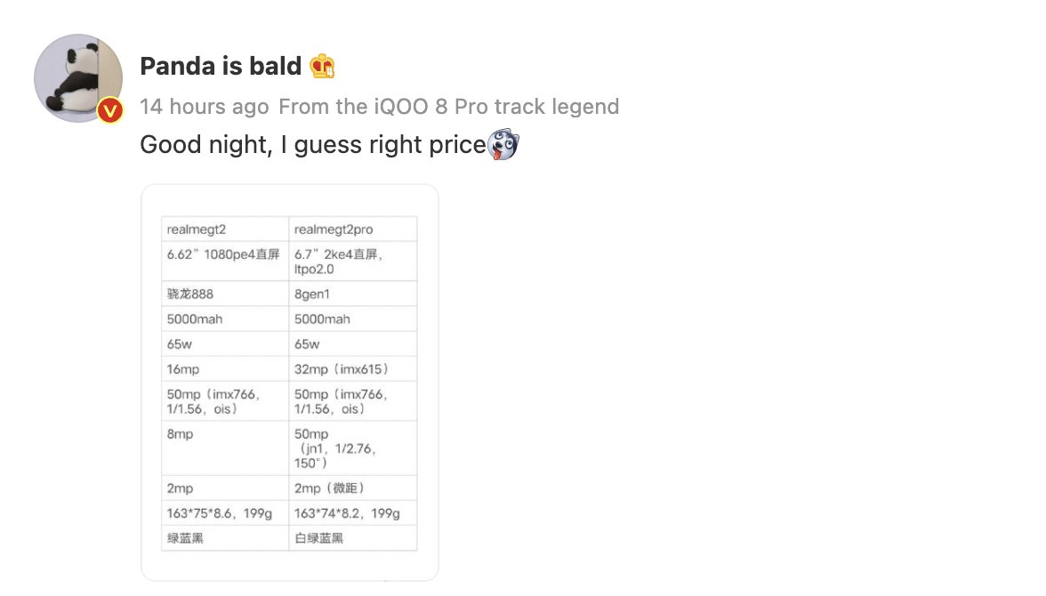 realme-gt-2-weibo-screenshot