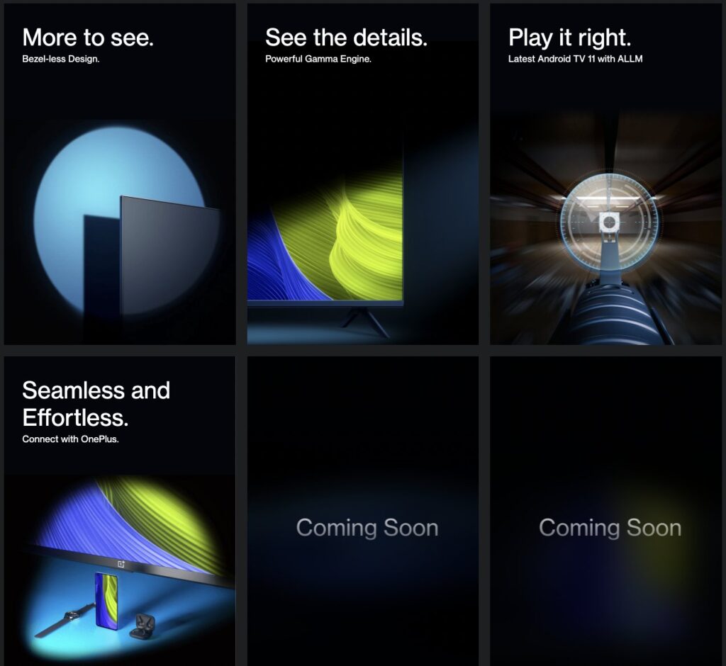 OnePlus TV Y1S series features.