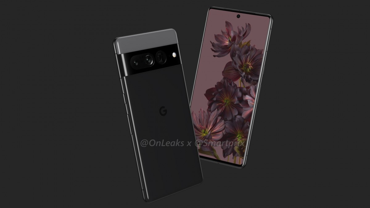 Google Pixel 7 Pro CAD renders 3