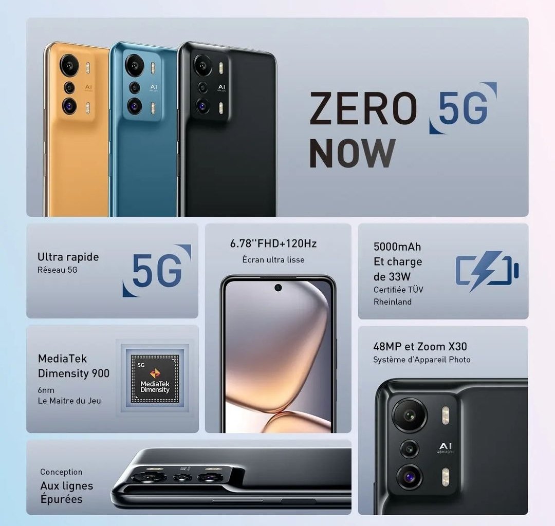 Infinix Zero 5G specifications, new renders emerge ahead of launch -  Gizmochina