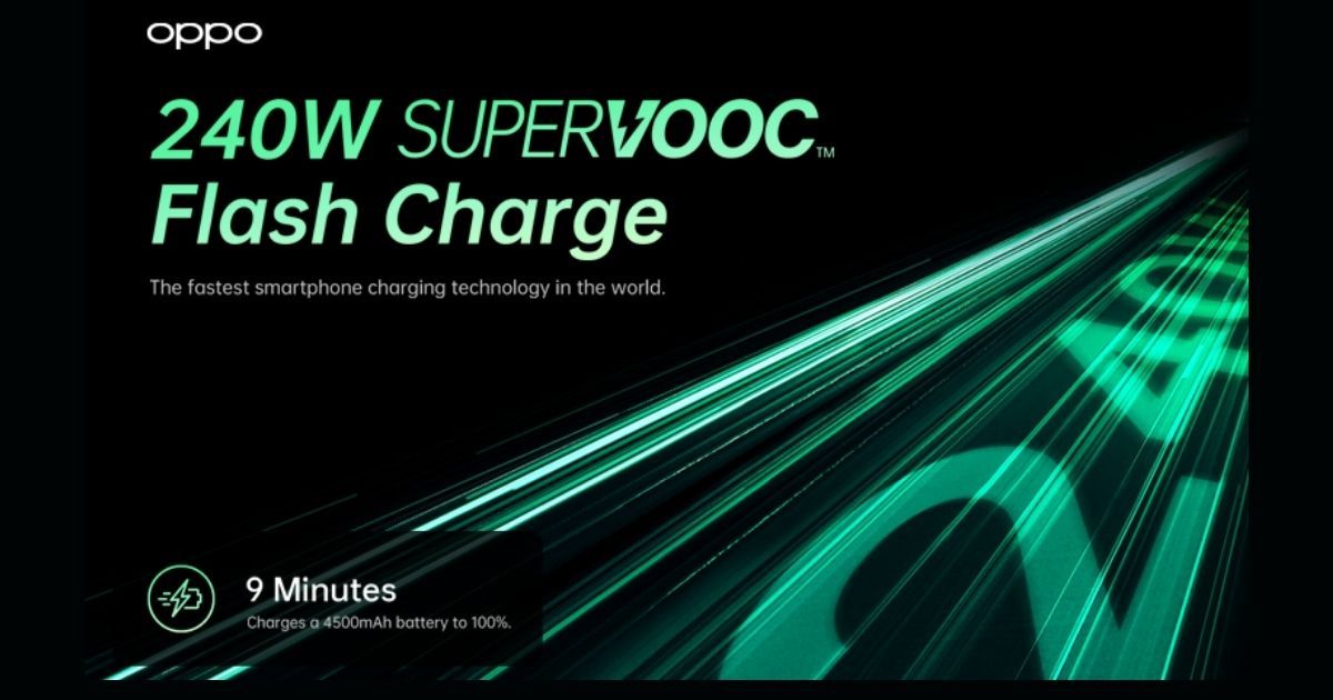 Oppo 240W SuperVOOC fast charge