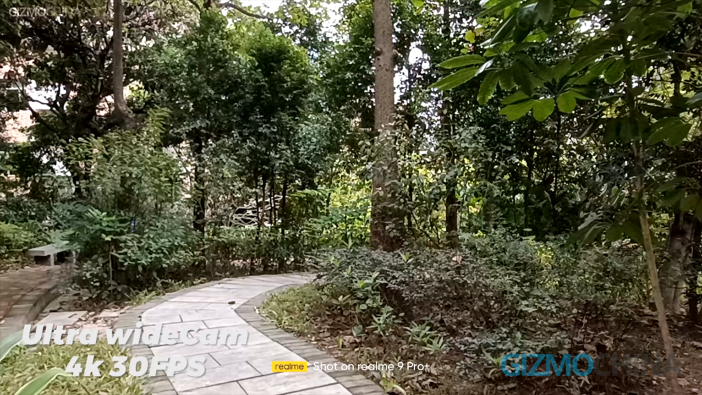 Realme 9 Pro Plus review UW 4K 30 fps recording