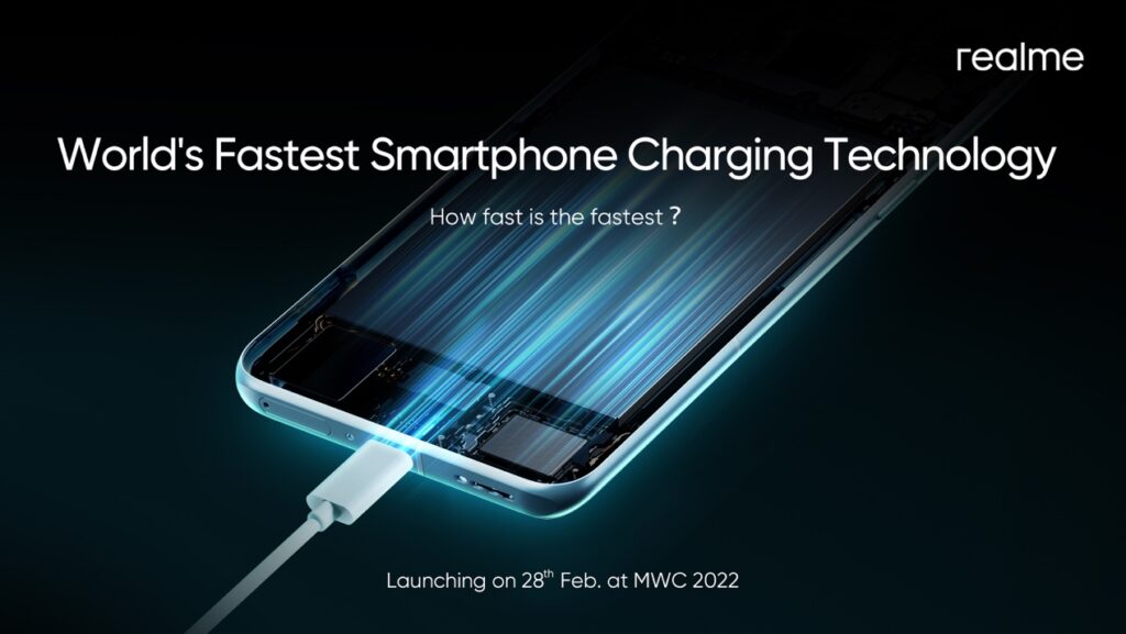 Realme Worlds Fastest Smartphone Charging Technology MWC 2022