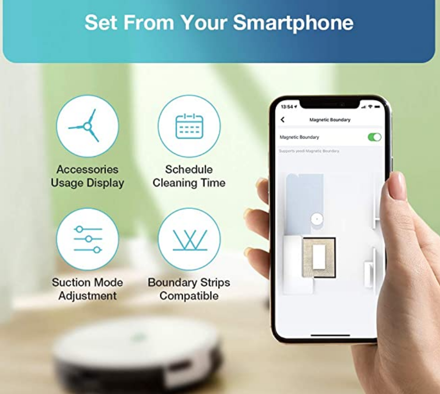 yeedi K650 Robot Vacuum Cleaner 