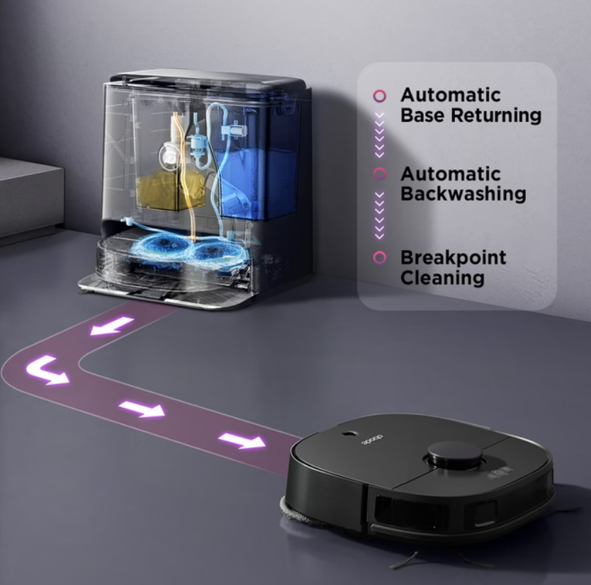 obode P8: Intelligent All-In-1 Self-cleaning & Mopping Robot