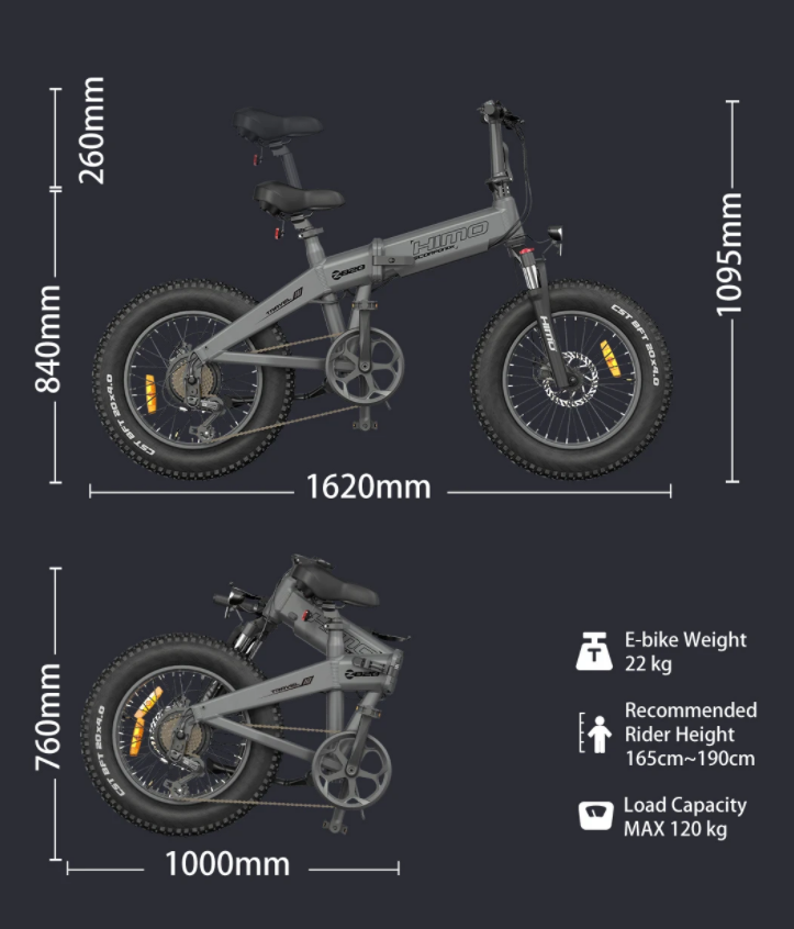 HIMO ZB20 MAX Folding Electric Mountain Bike 