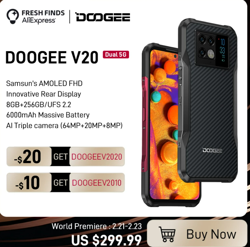 Doogee V20 8 256 Купить