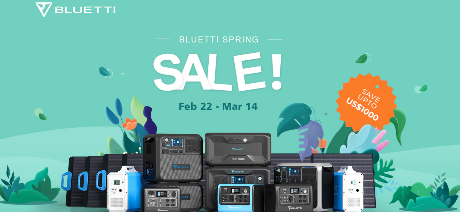 bluetti spring sale 2022