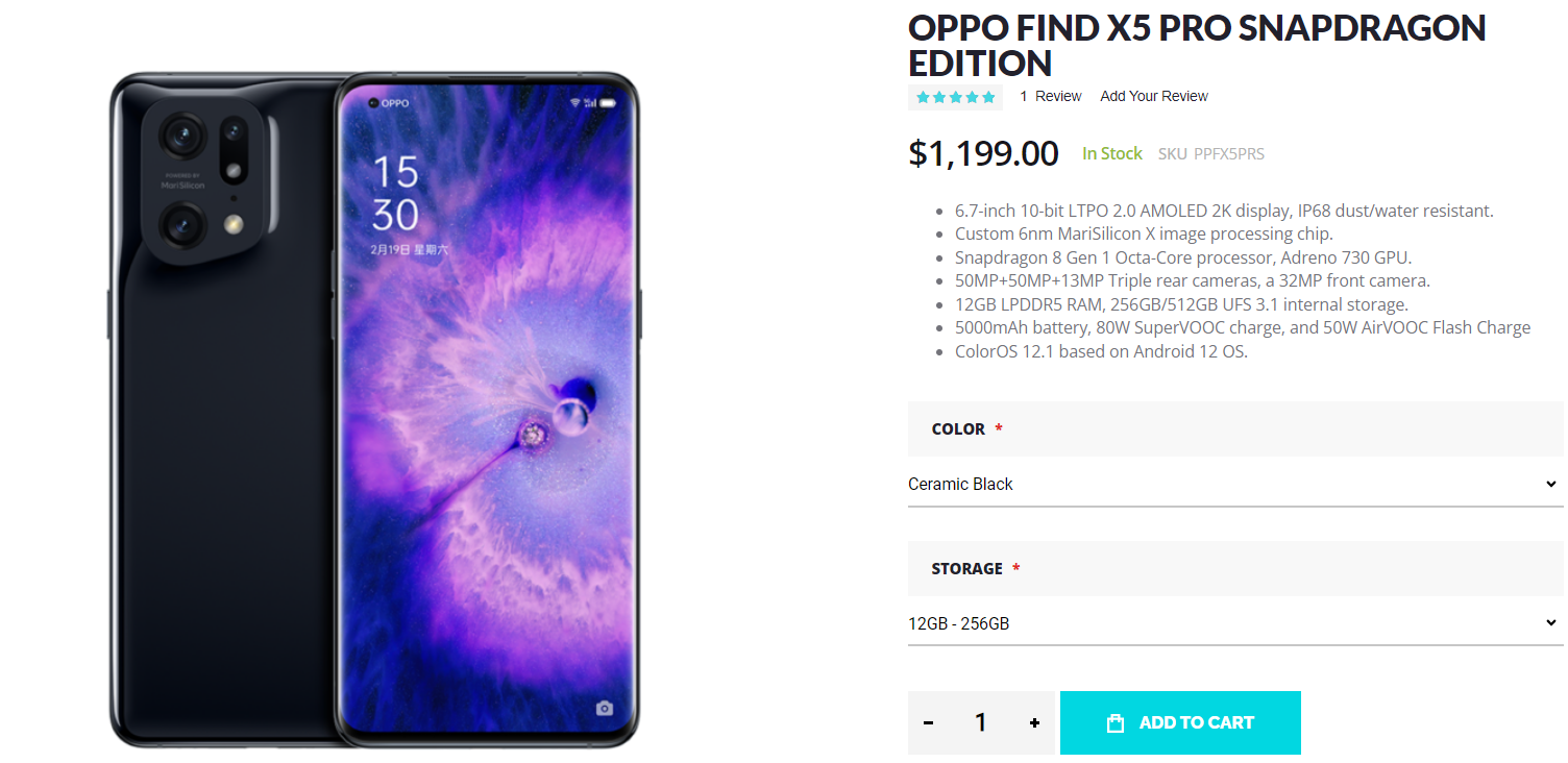 OPPO FIND X5 PRO