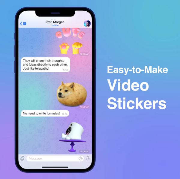 Telegram Video stickers