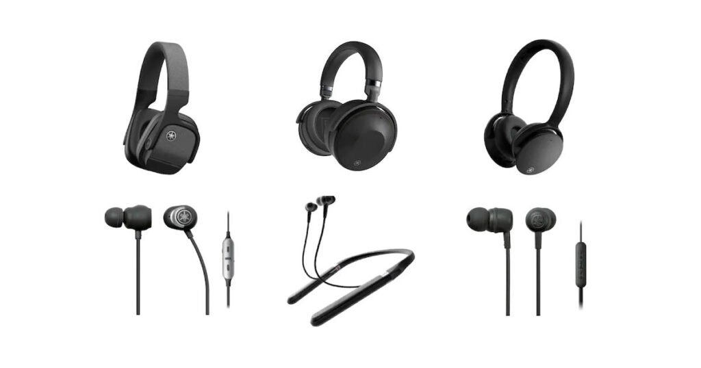 Yamaha headphonesd and earphones
