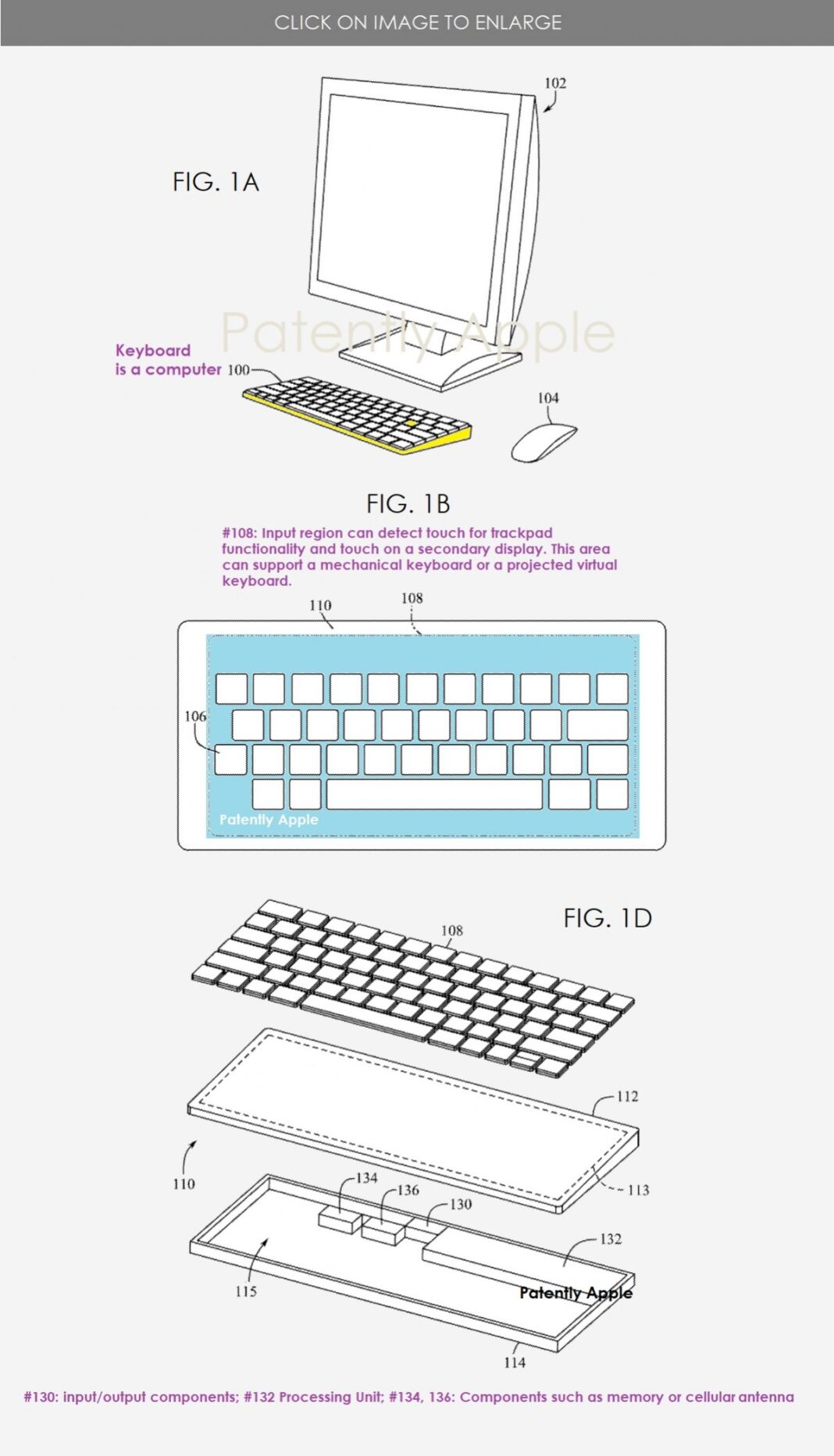 New Apple patent conceptualizes the Magic Keyboard with an in-built Mac ...