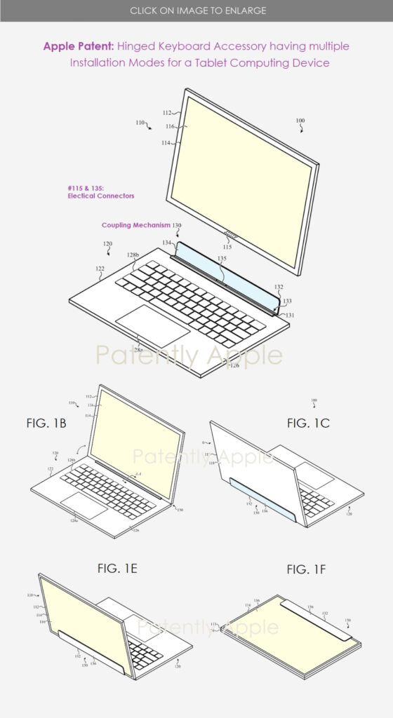 Apple patents a keyboard that transforms an iPad into a MacBook ...