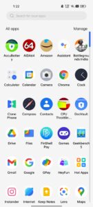 oppo reno7 5g app drawer