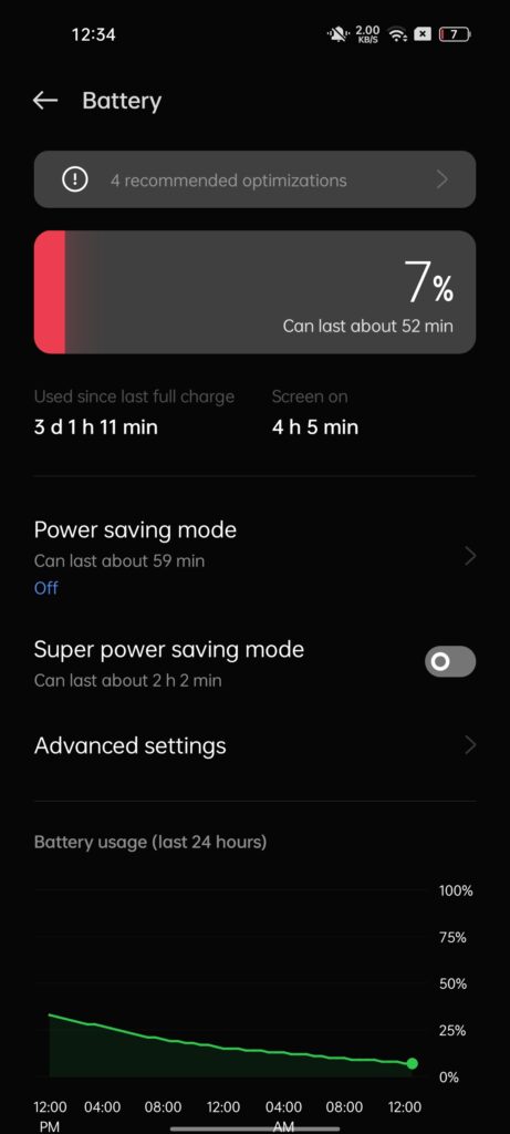 oppo reno7 5g battery drain