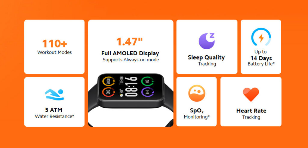 redmi smart band pro features