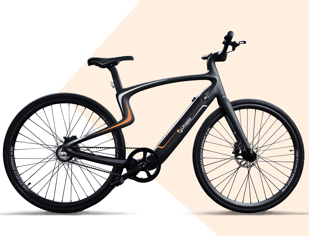 urtopia carbon e-bike side