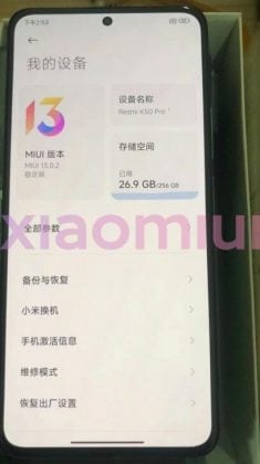 Redmi K50 Pro live shots