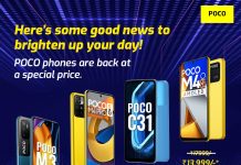 POCO Days Sale offers four of these POCO phones at a discounted price POCO Days sale