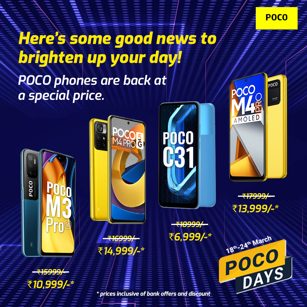 POCO Days sale