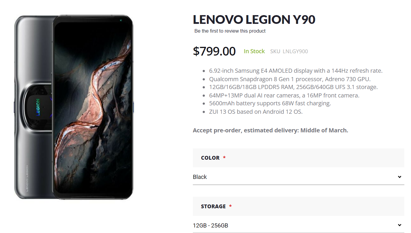 Lenovo Legion Y90