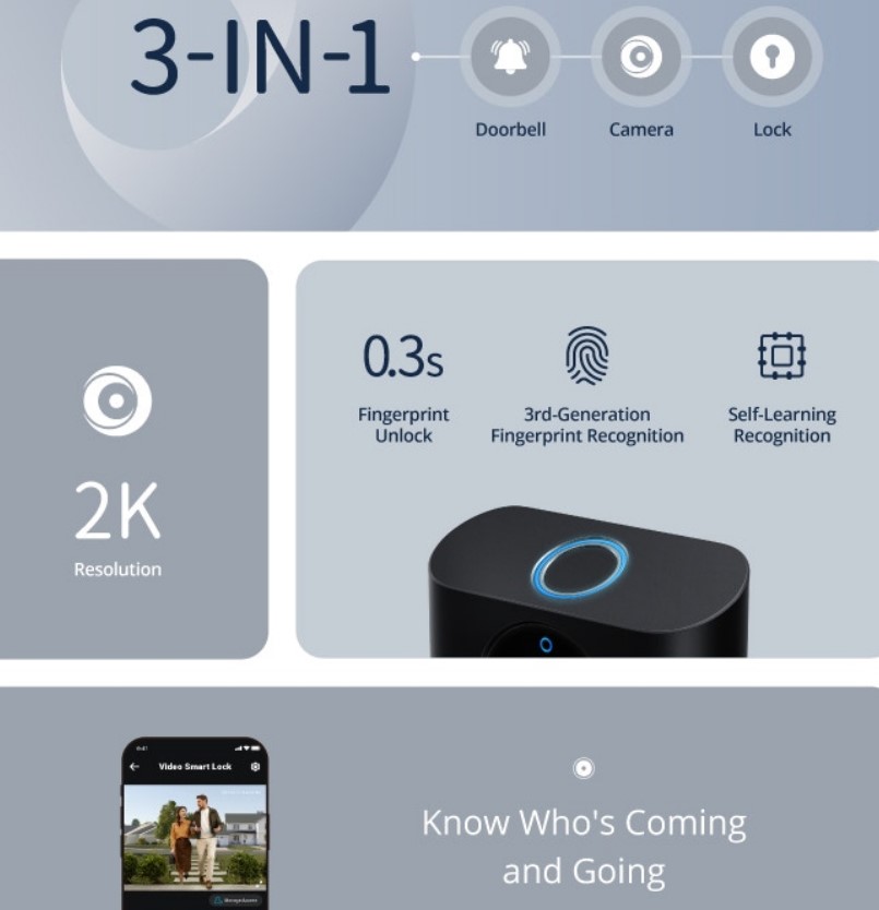 EUFY Video Smart Lock