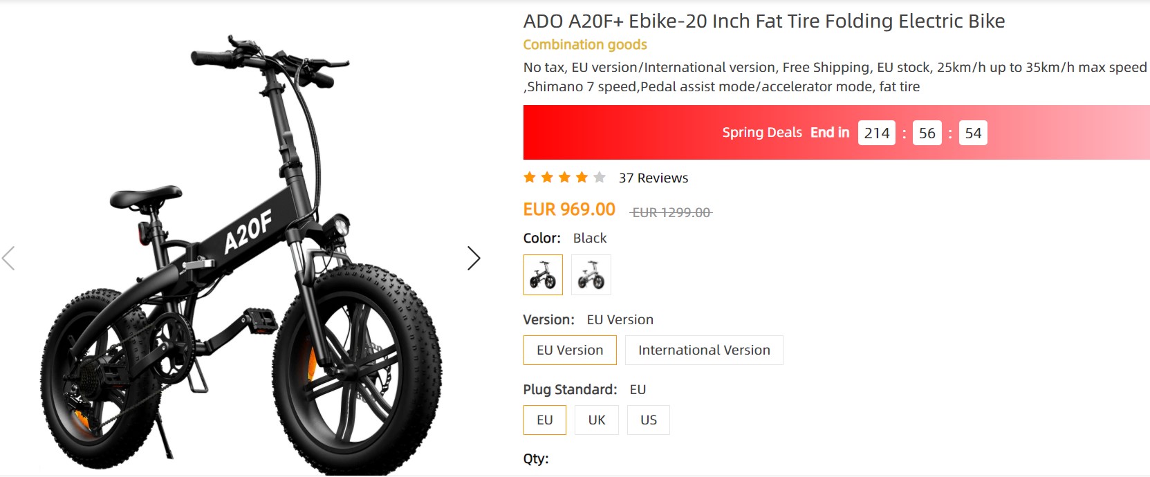 ADO A20F+ E-bike