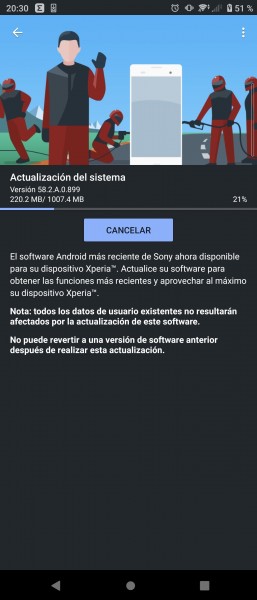 Sony Xperia 5 II Android 12