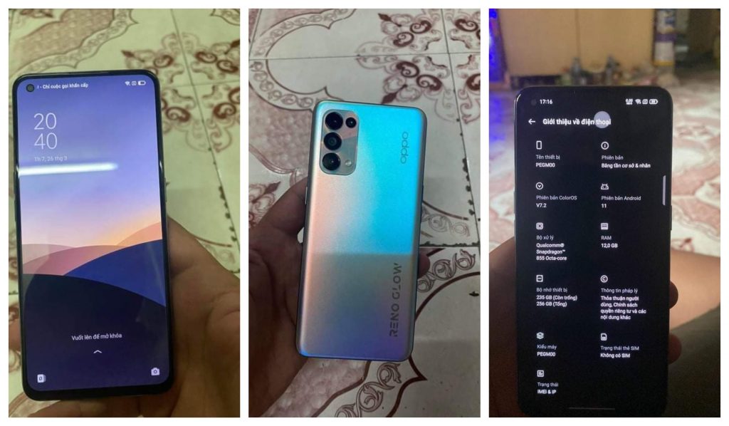 Unreleased OPPO Reno 5 5G with Snapdragon 855 SoC