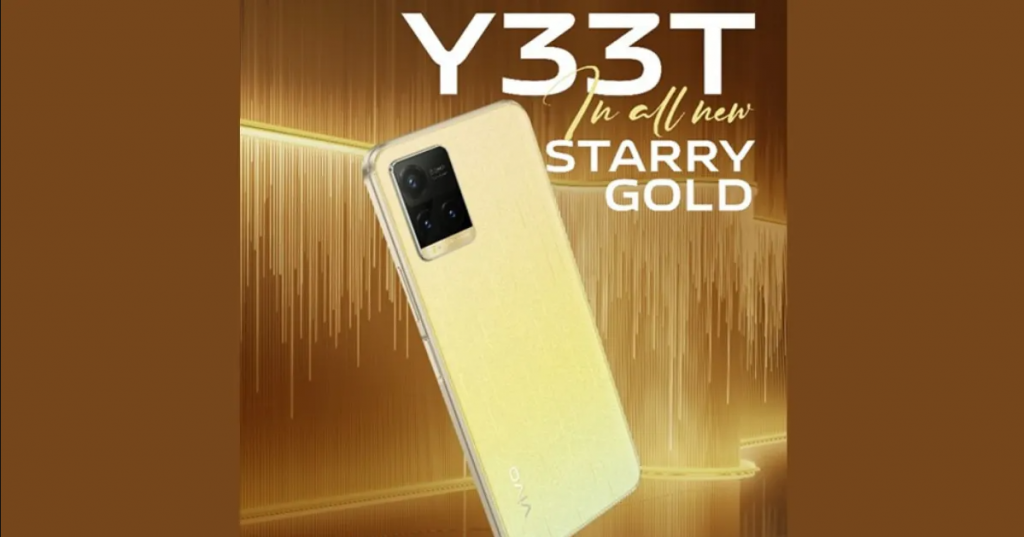 Vivo Y33T Starry Gold