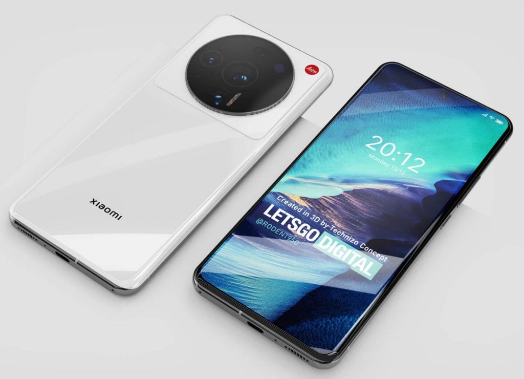 Xiaomi 12 Ultra concept render by LetsGoDigital