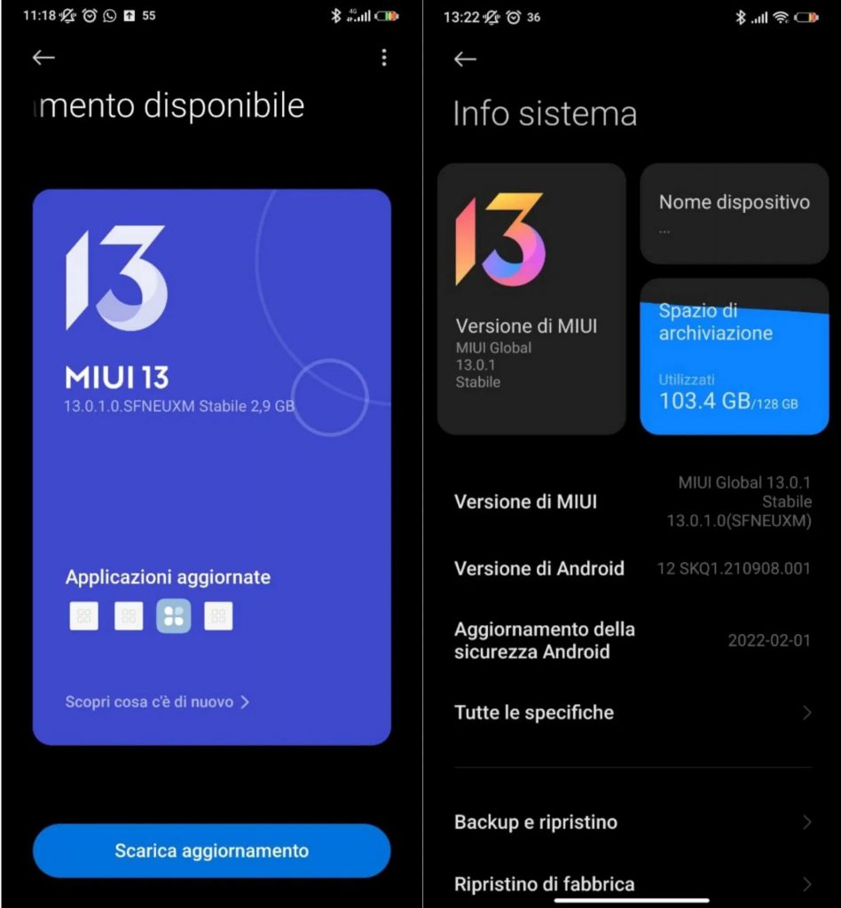 Xiaomi Mi Note 10 Lite MIUI 13