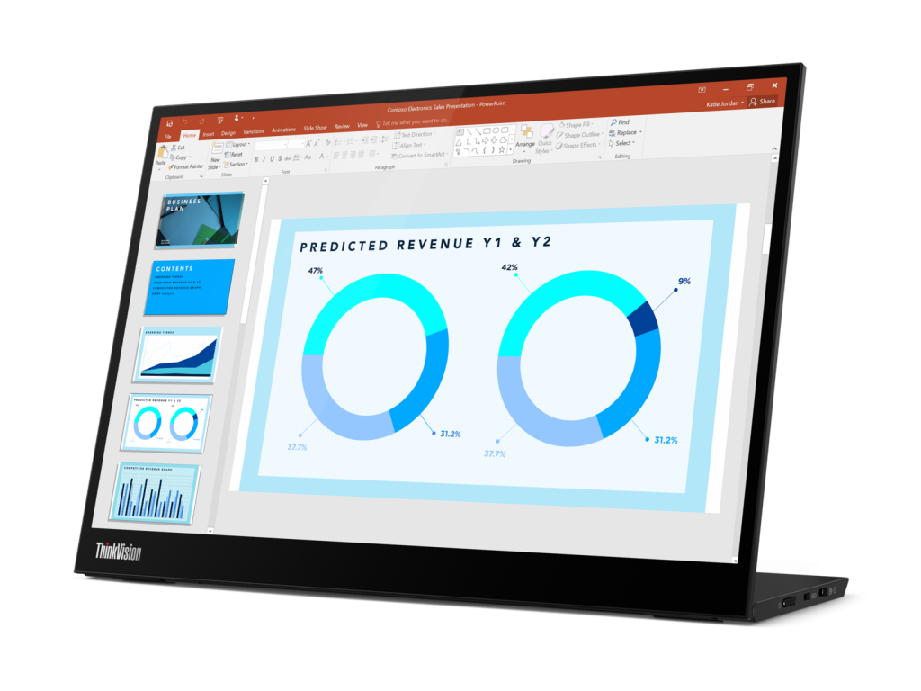 Lenovo ThinkVision M14d portable monitor