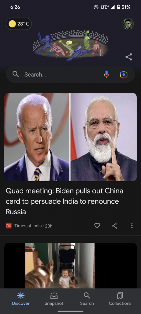 google app darker dark mode