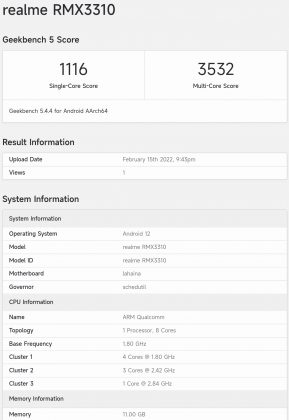 score de qualcomm snapdragon 888