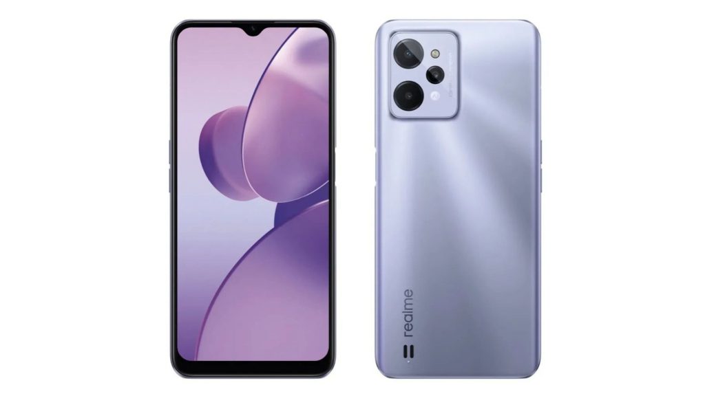 realme C31 leaks in renders revealing its design and colors - Gizmochina