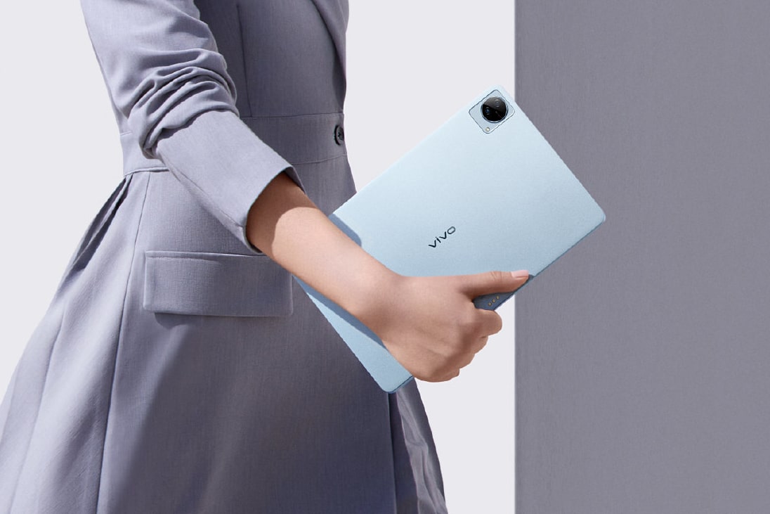 vivo Pad real-life images officially posted, show a clean, minimal design