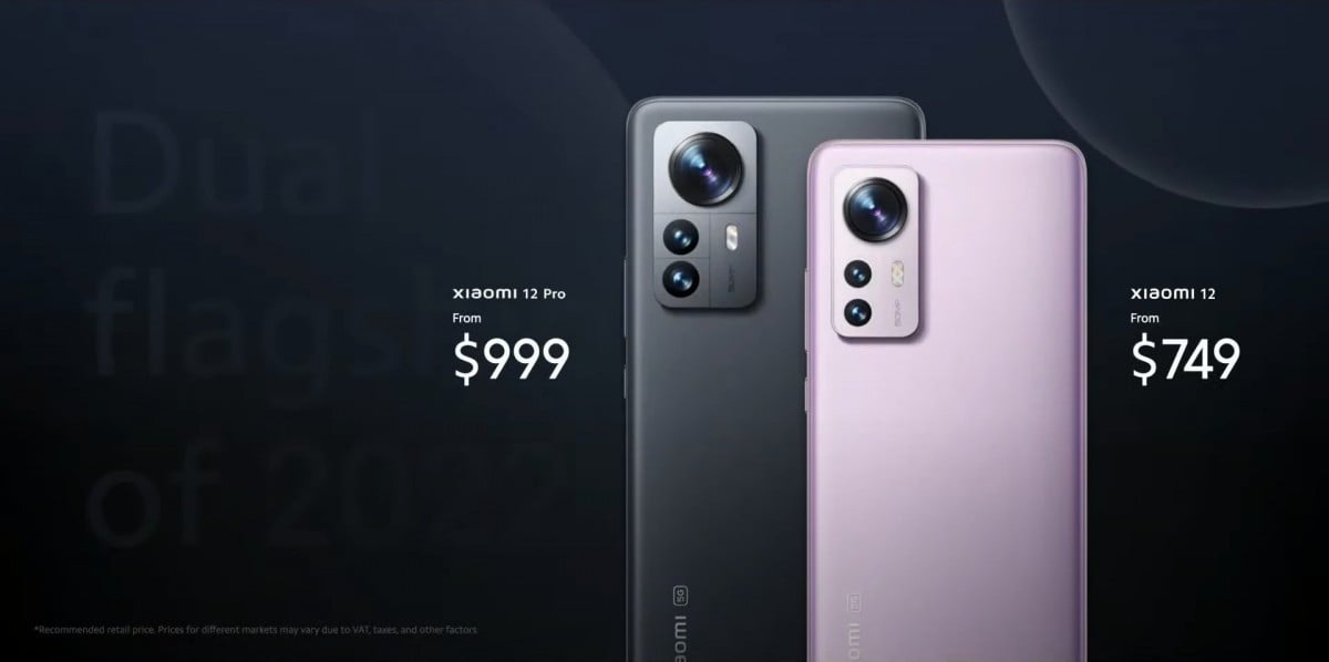 Xiaomi 12 Pro price