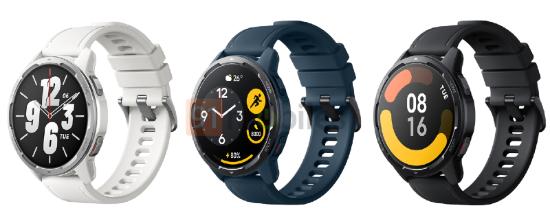 Xiaomi Watch S1 Active leaked render by 91mobiles