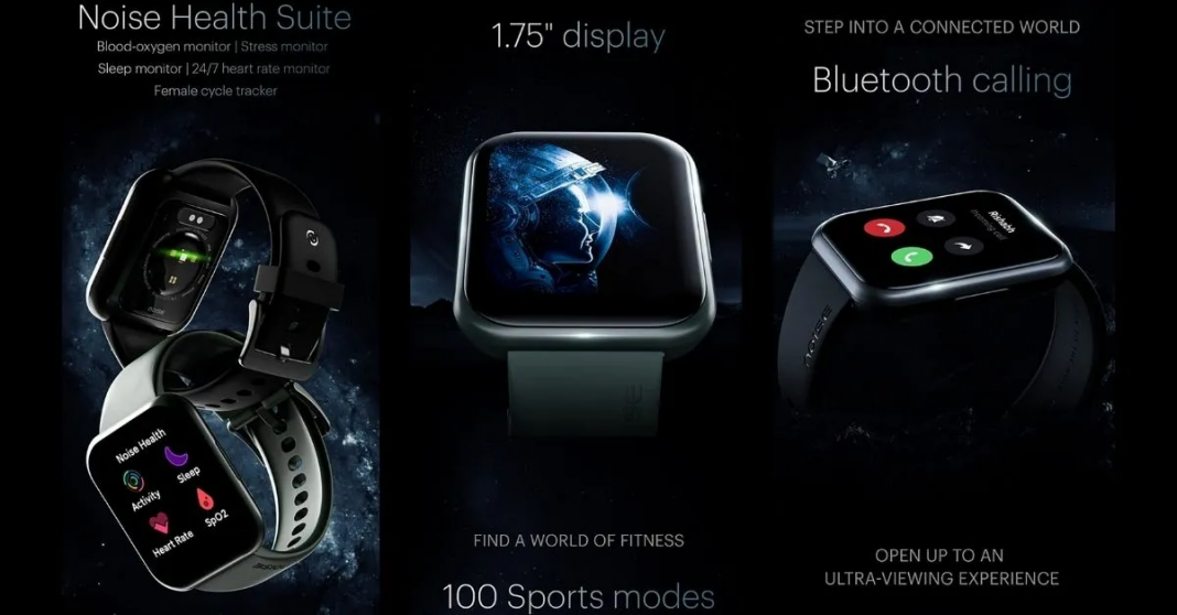 noise colorfit ultra 2 buzz 1.78 amoled bluetooth calling watch