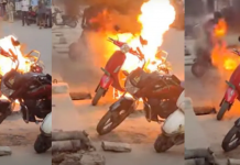 Watch: A Pure EV e-scooter catches fire again, marks the 6th EV fire incident in India Pure EV