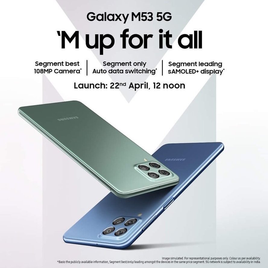 Samsung Galaxy M53 5G India Launch Date